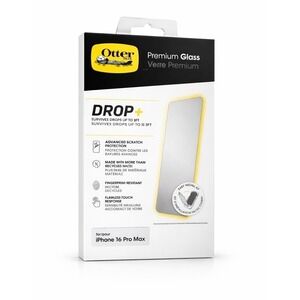 OtterBox Premium Glass Screen Protector for iPhone 16 Pro Max 9H Clear 77-96048